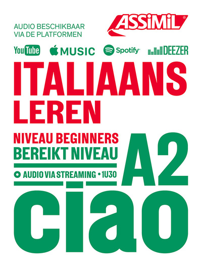 Italiaans leren : niveau beginners : bereikt niveau A2