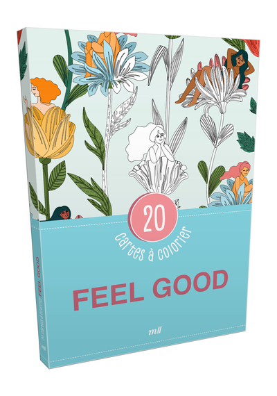 Feel good : 20 cartes à colorier