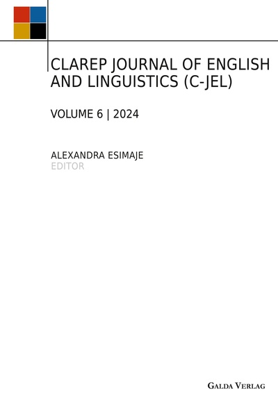 CLAREP JOURNAL OF ENGLISH AND LINGUISTICS (C-JEL) Vol. 6