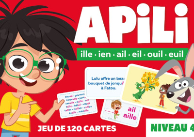 Jeu de 120 cartes Apili niveau  4