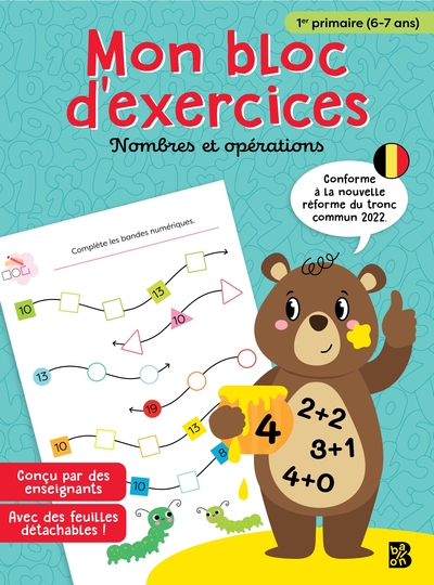 Nombres et opérations, 1er primaire (6-7 ans)