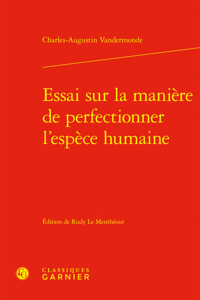 Essai sur la manière de perfectionner l'espèce humaine