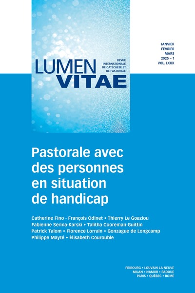 Pastorale avec des personnes en situation de handicap tome 80/1