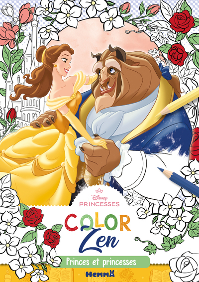 Disney Princesses : Color Zen : Princes et princesses