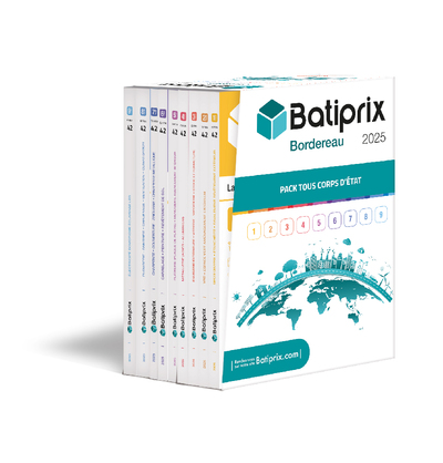 PACK TCE BATIPRIX 2025 LA REFERENCE DU CHIFFRAGE DE VOS TRAVAUX