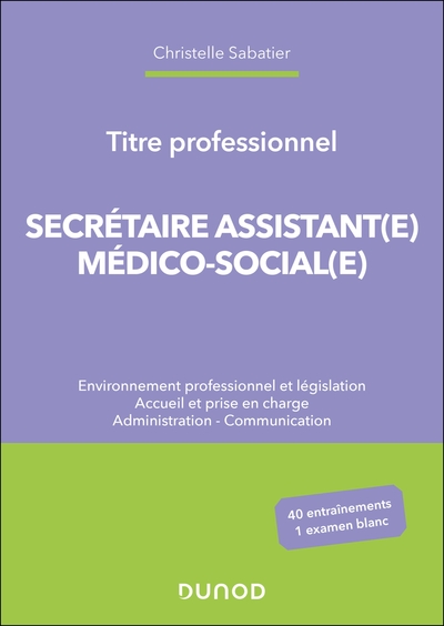 Titre professionnel : secrétaire assistant(e) médico-social(e)