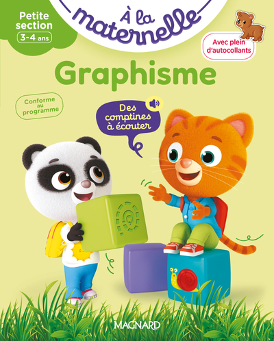 A la maternelle, graphisme, petite section, 3-4 ans : premiers pas vers l'écriture : conforme au programme