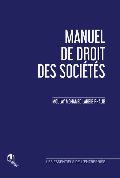 MANUEL DE DROIT DES SOCIÉTÉS