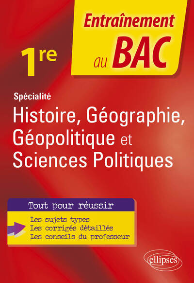 Histoire, géographie, géopolitique et sciences politiques 1re spécialité