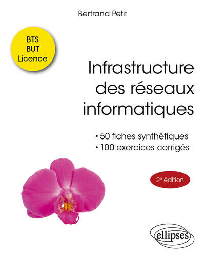 Infrastructure des réseaux informatiques : 50 fiches synthétiques et 100 exercices corrigés, BTS, DUT, licence