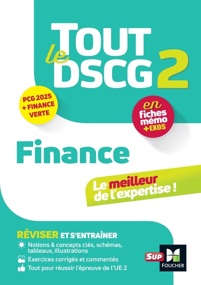 Tout le DSCG 2 : finance : en fiches mémo + exos