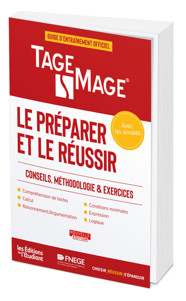 Tage Mage : préparer et réussir, guide d'entraînement officiel : conseils, méthodologie & exercices