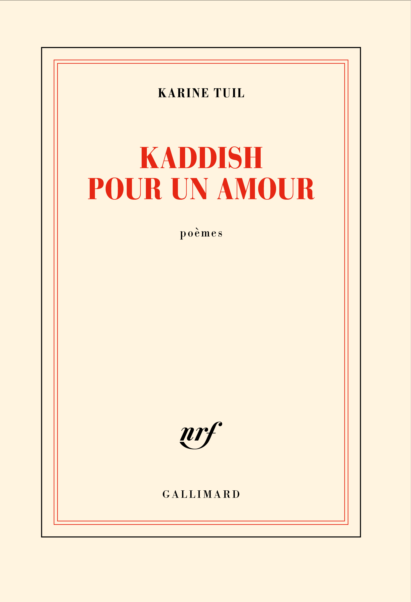 KADDISH POUR UN AMOUR