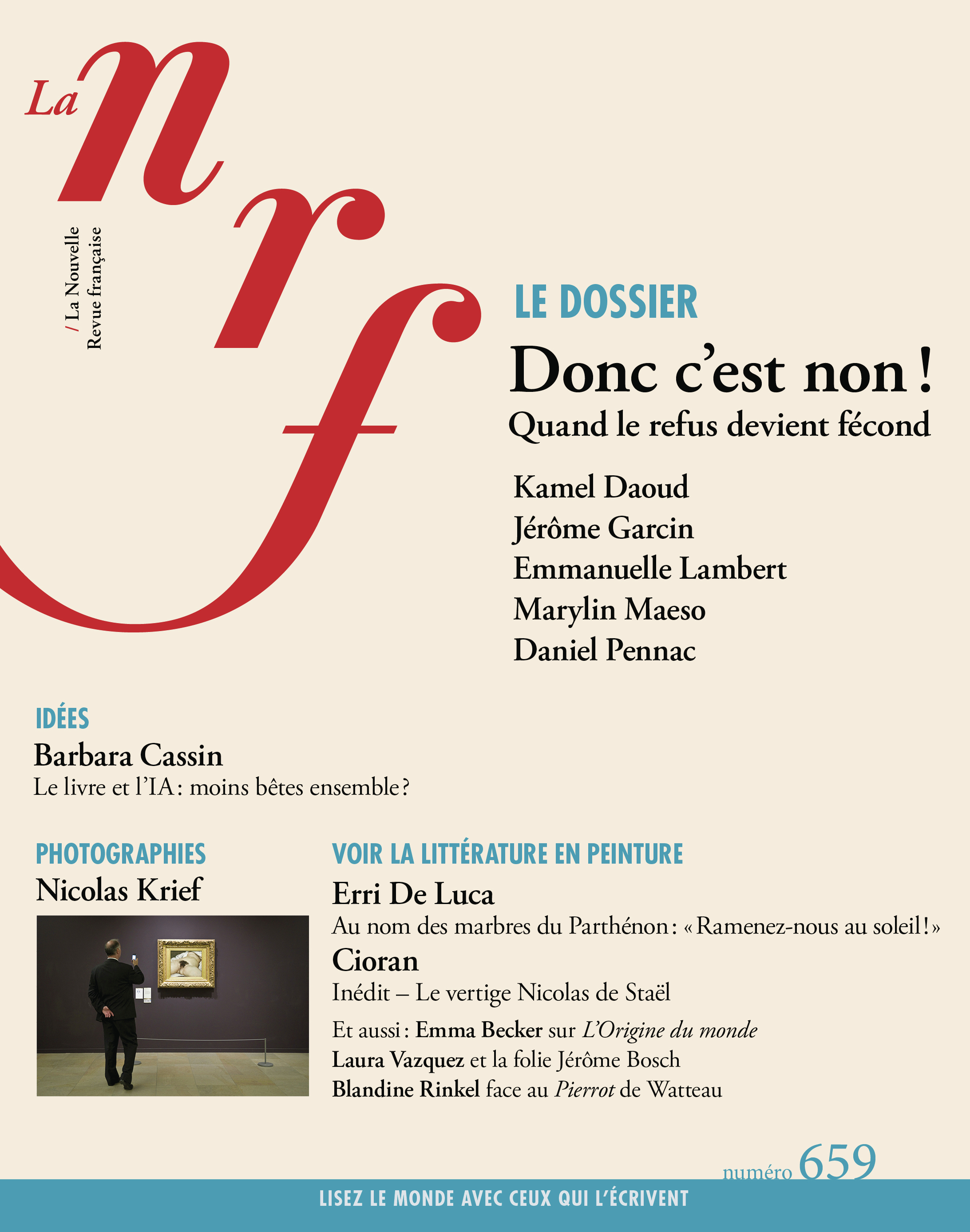 N.R.F. N 659 (AUTOMNE 2024)