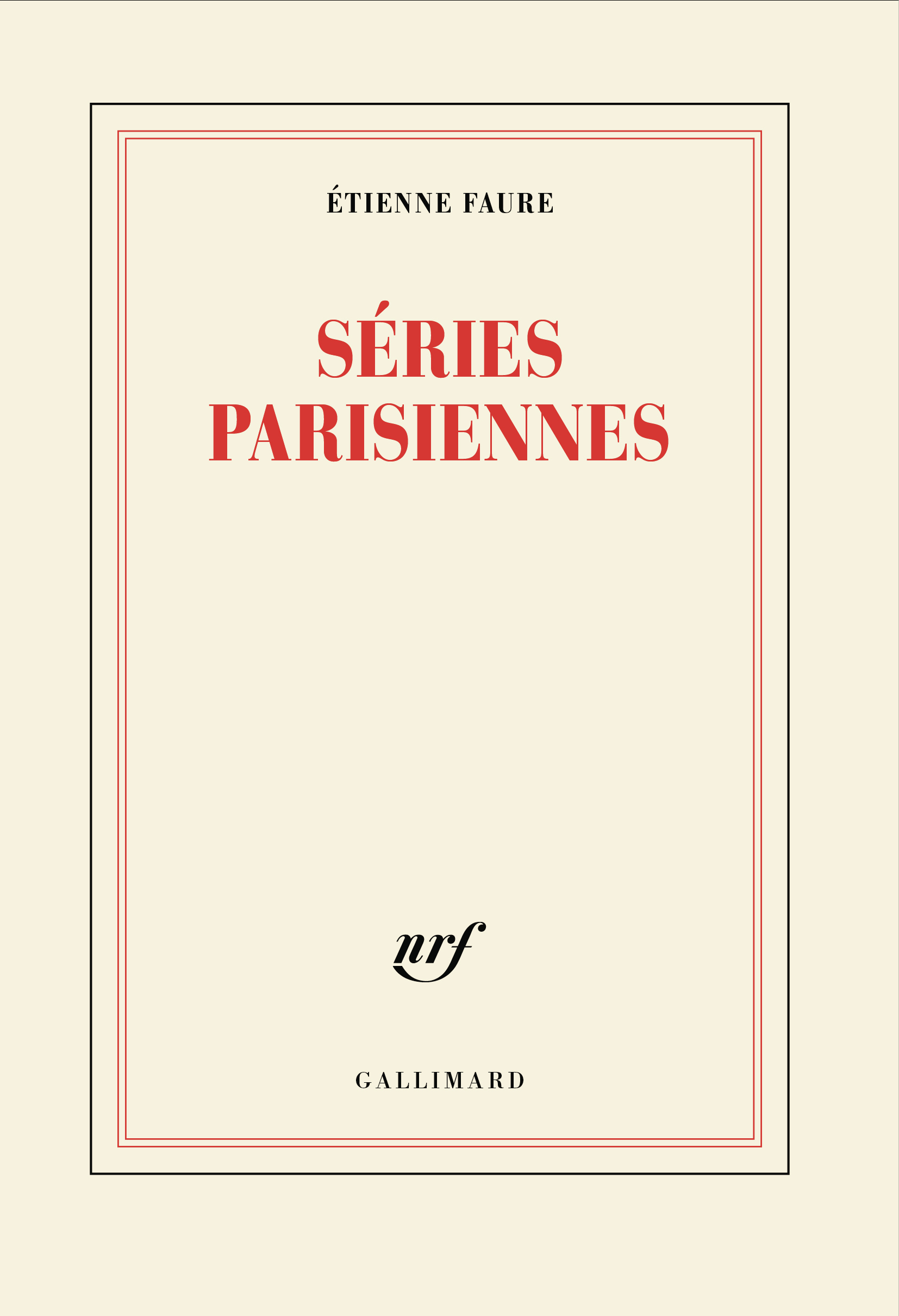 SERIES PARISIENNES - VUES DE QUARTIER