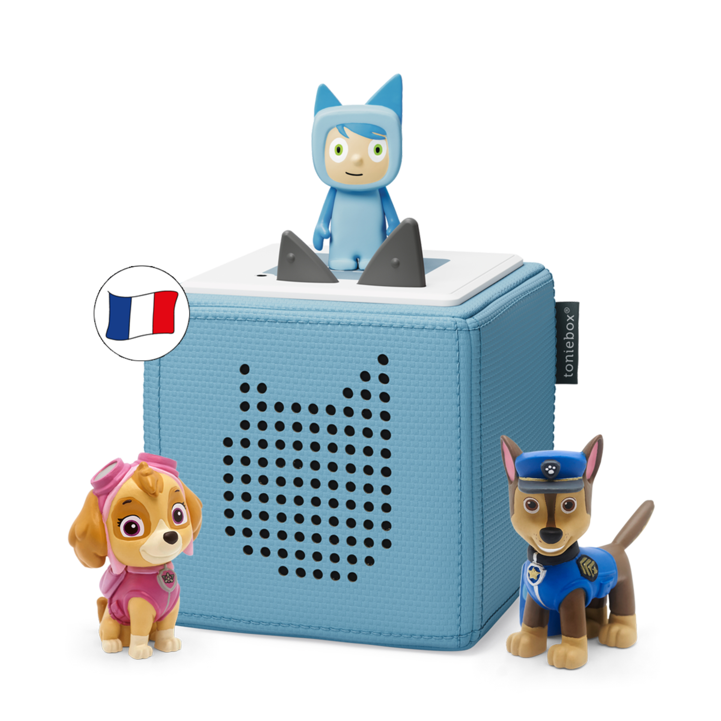 MON PREMIER COFFRET TONIEBOX BLEU : MISSION AVEC LA PAT´PATROUILLE (3 FIGUR