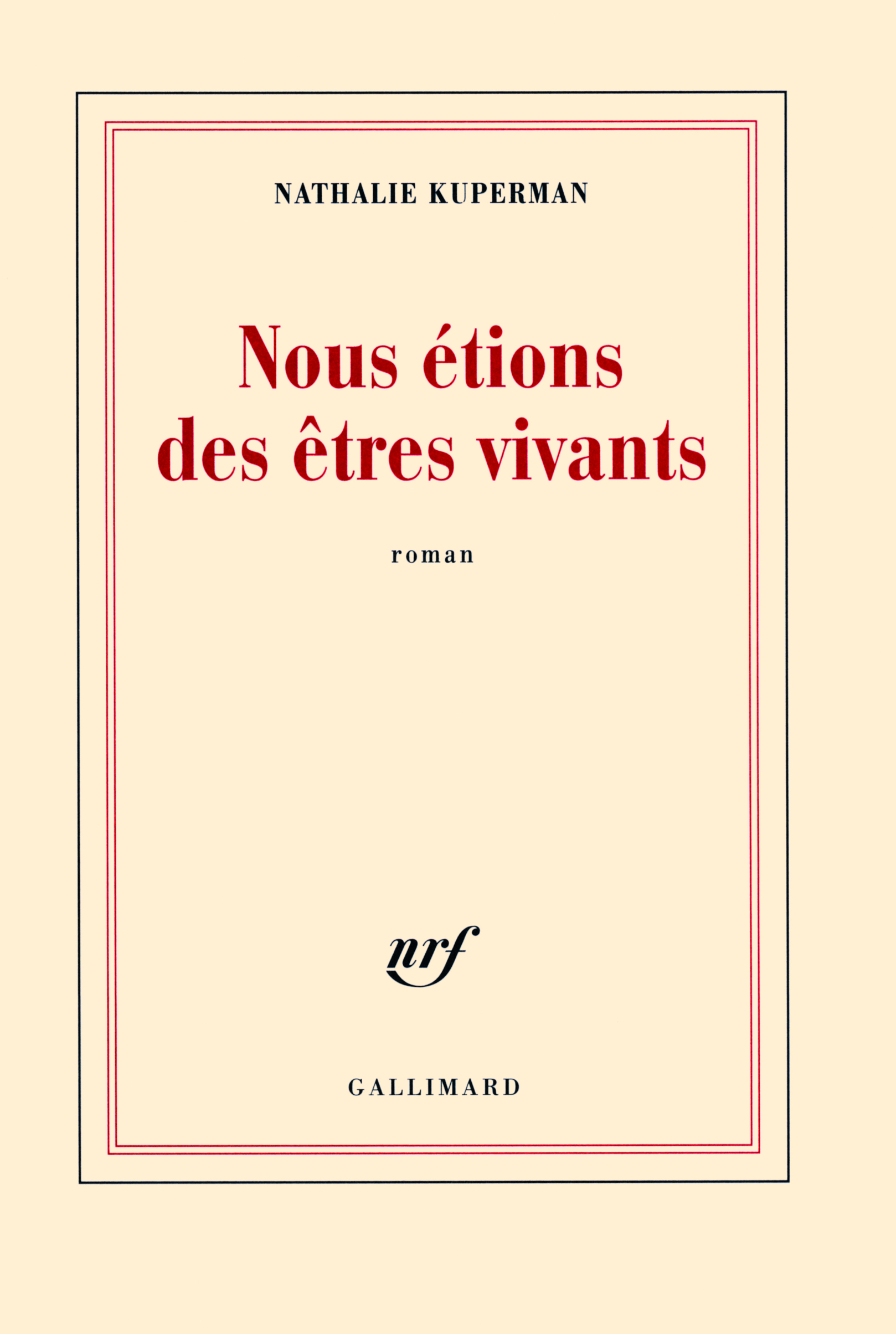 NOUS ETIONS DES ETRES VIVANTS