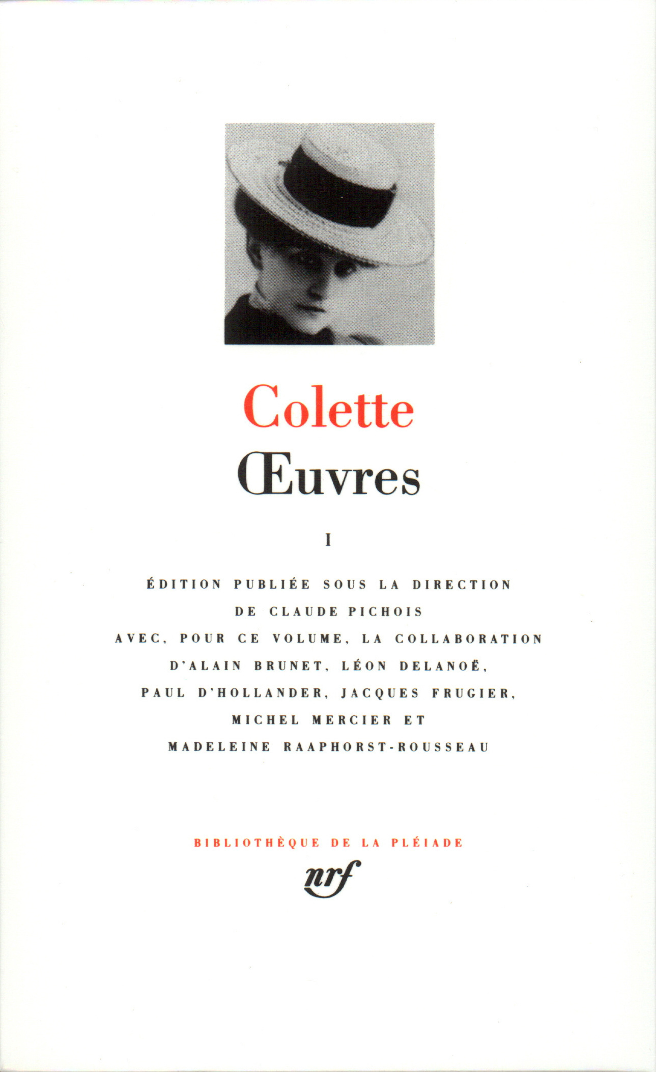 OEUVRES T1 COLETTE