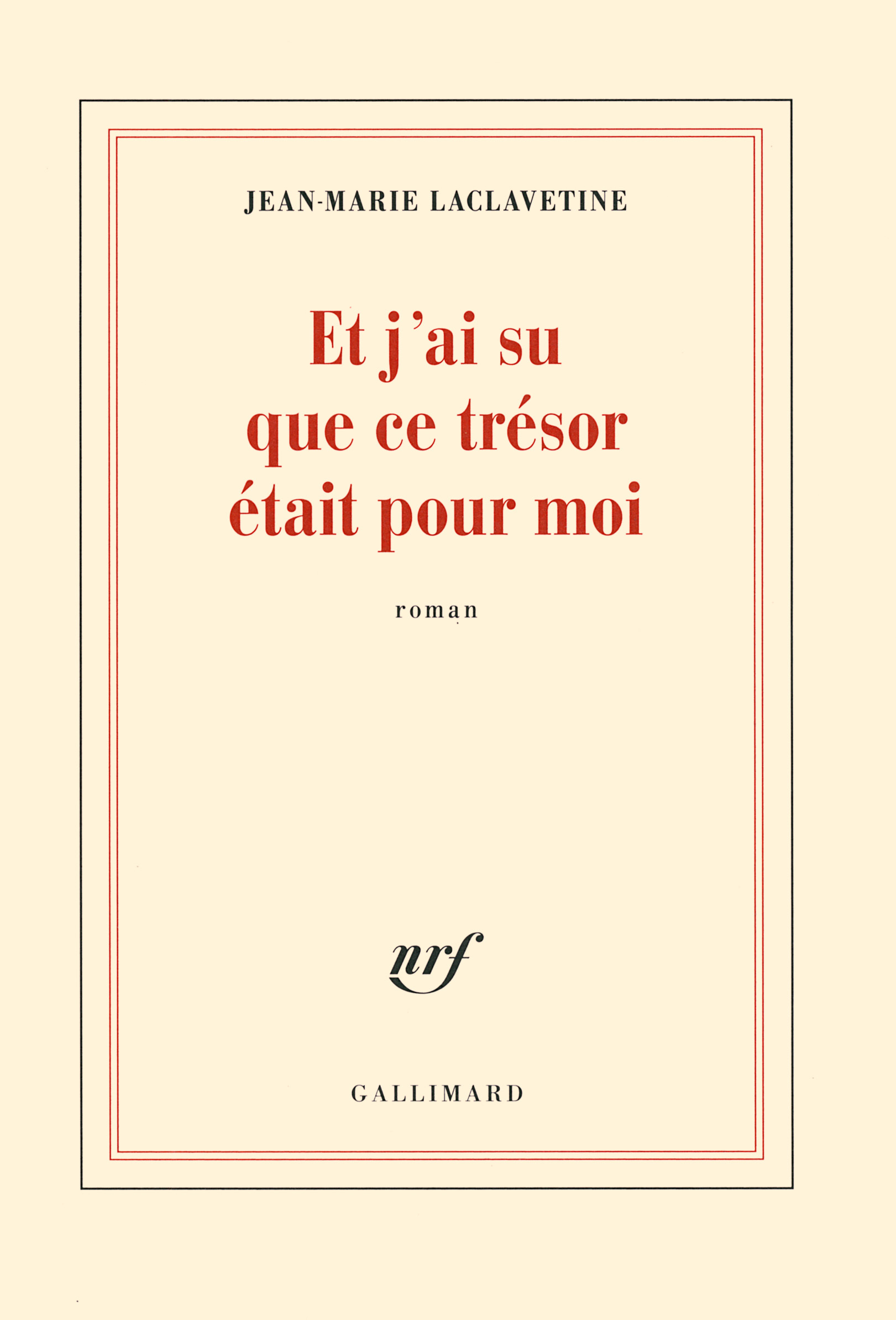 ET J´AI SU QUE CE TRESOR ETAIT POUR MOI