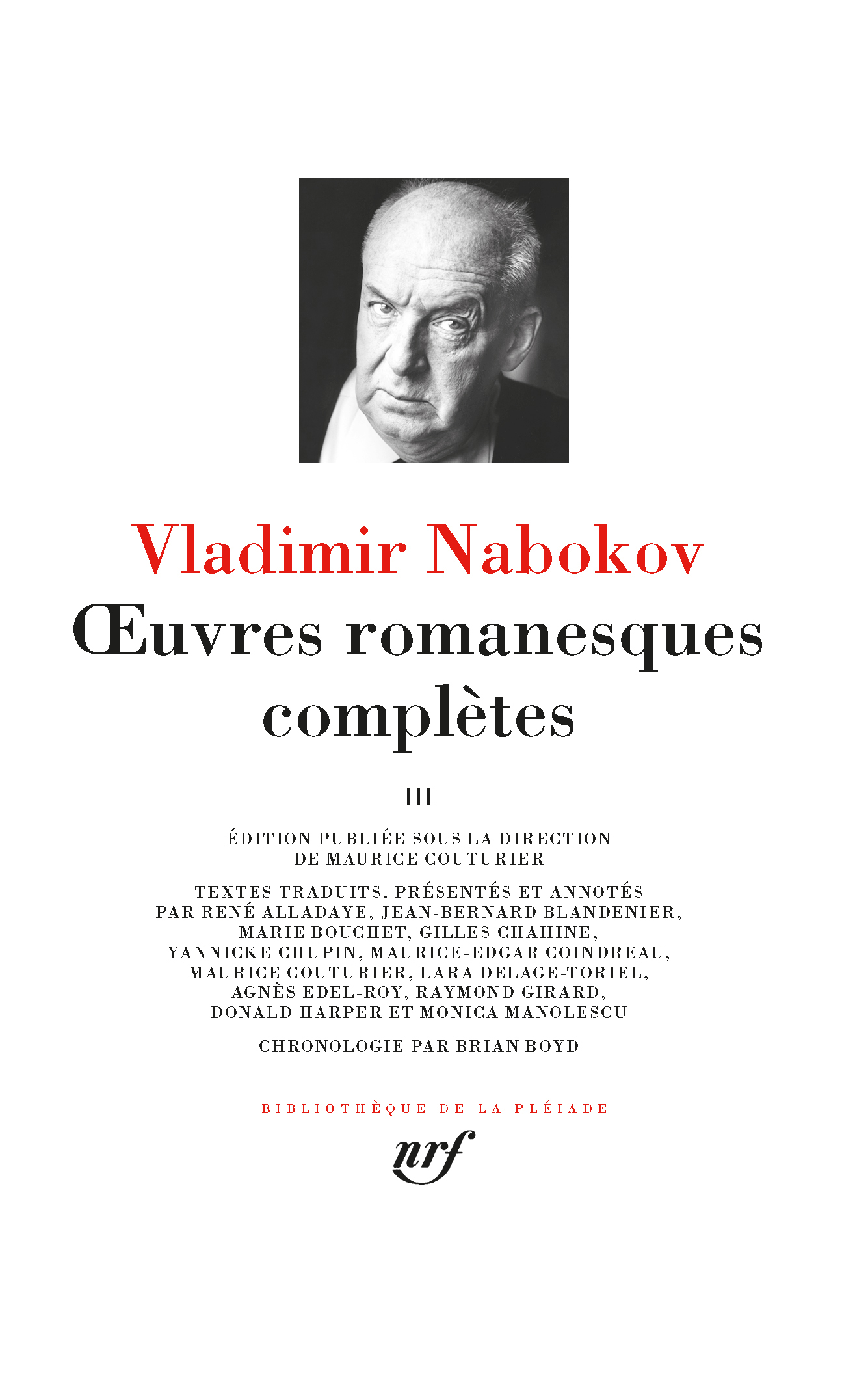 OEUVRES ROMANESQUES COMPLETES - VOL03 - NABOKOV
