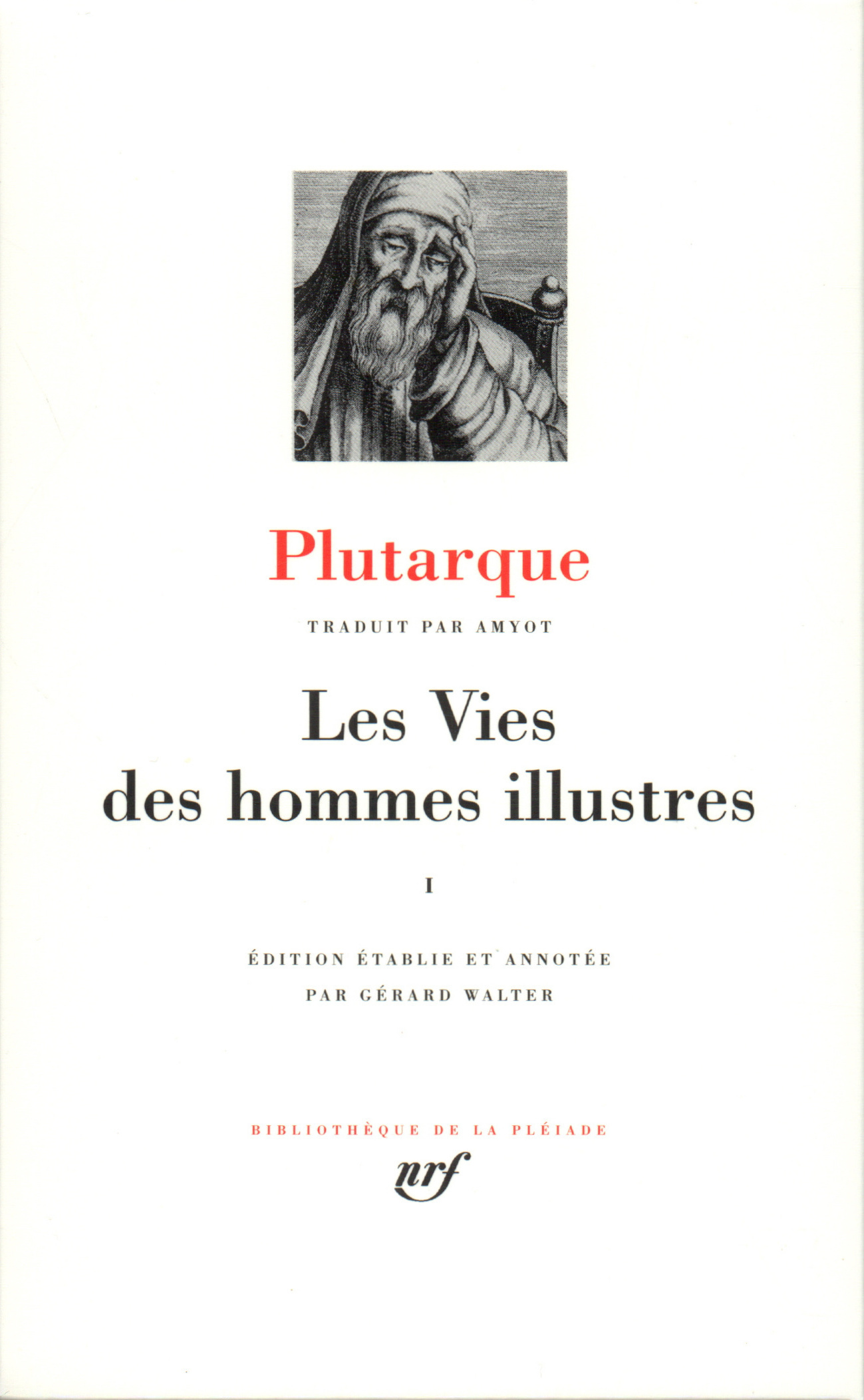VIES DES HOMMES ILLUSTRES T1