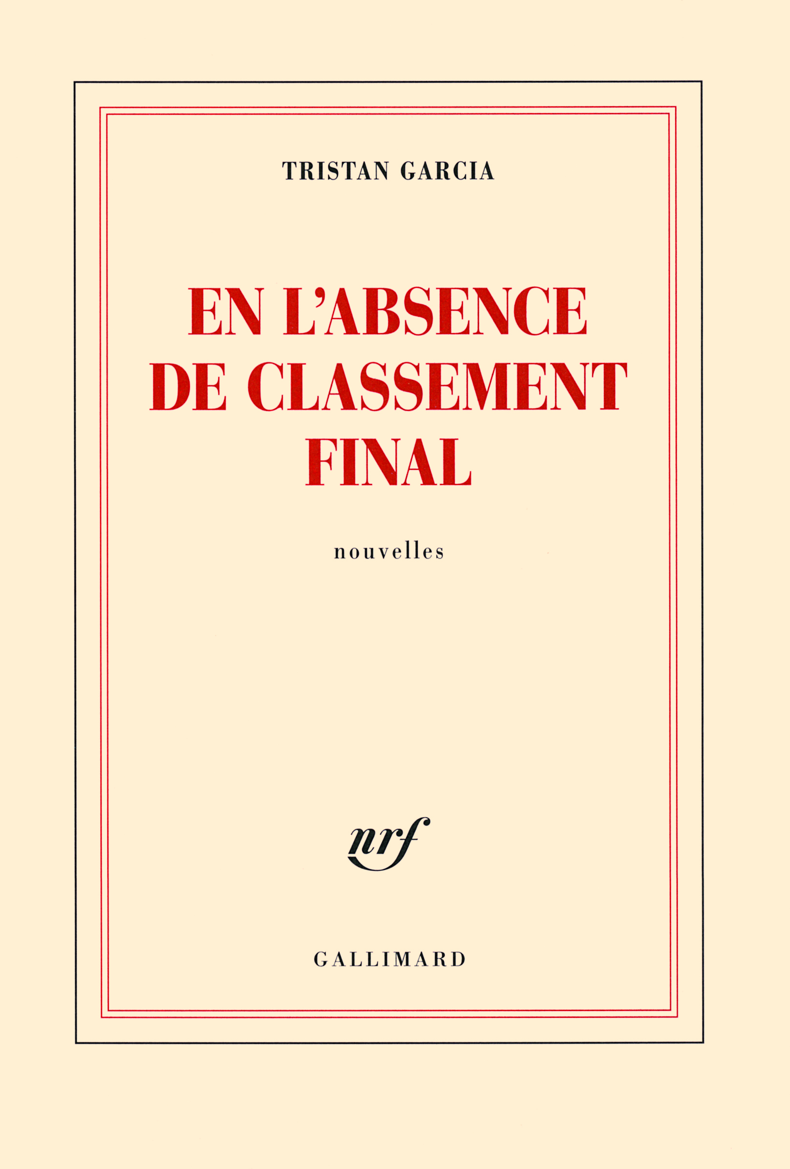 EN L´ABSENCE DE CLASSEMENT FINAL