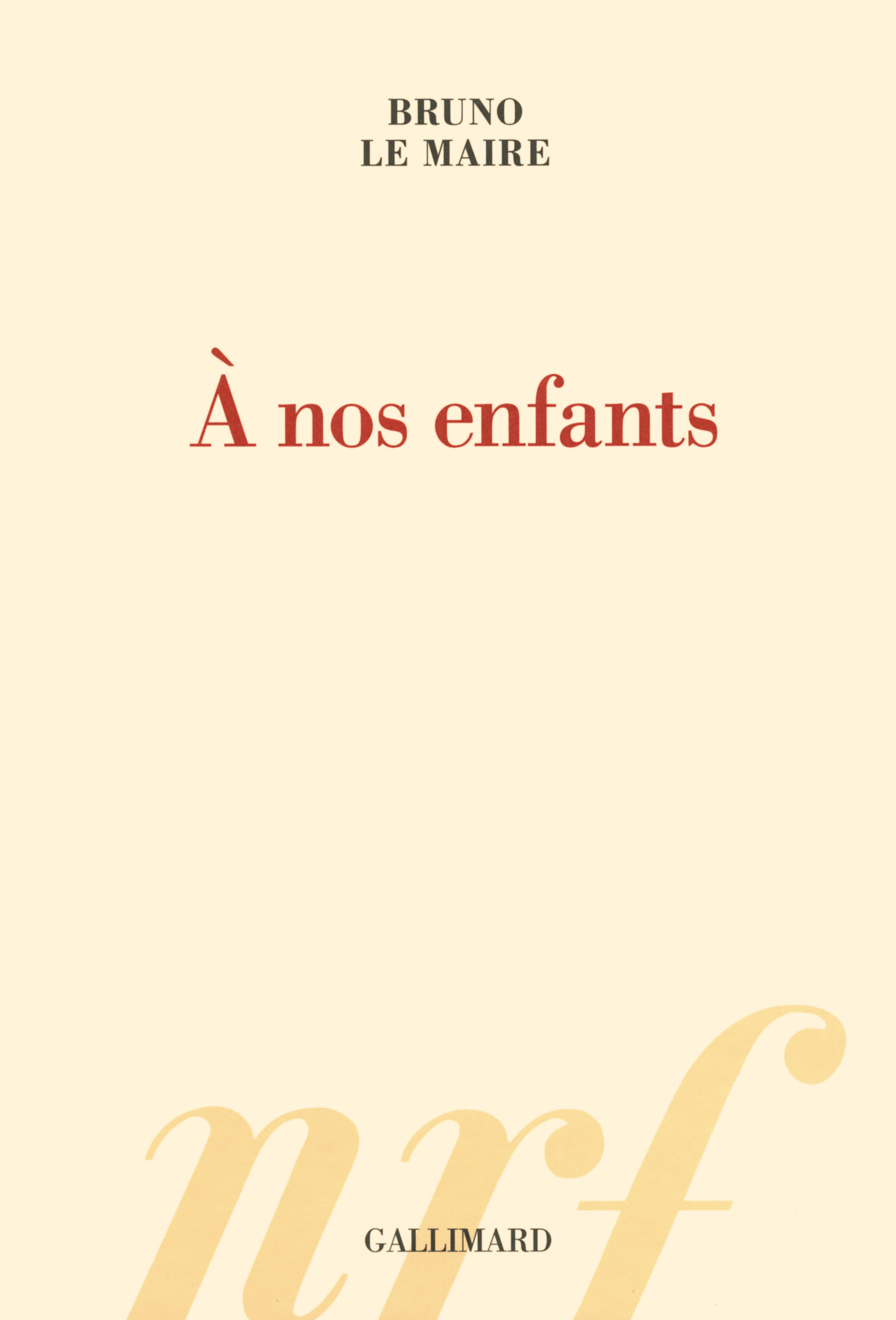 A NOS ENFANTS