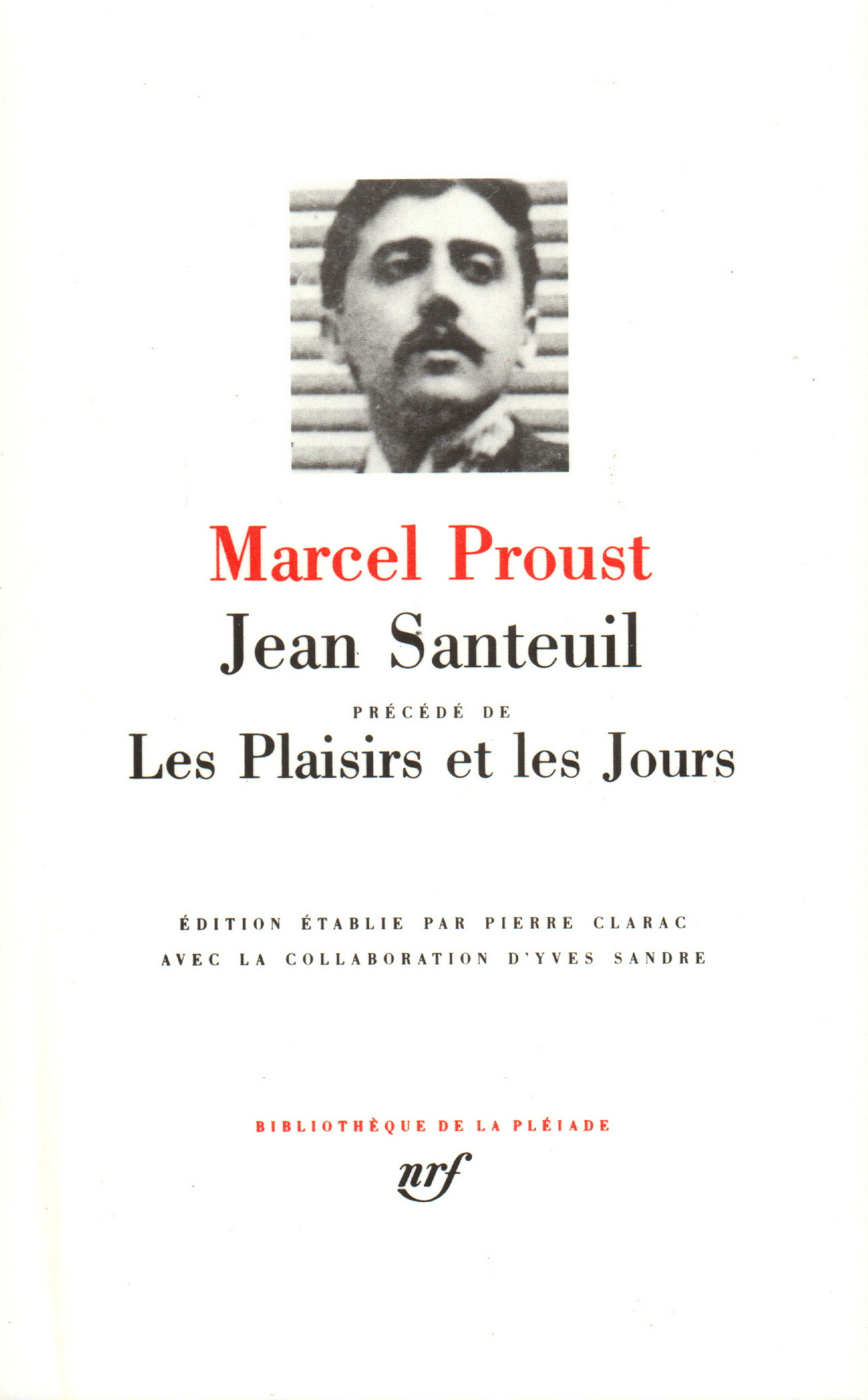 JEAN SANTEUIL / LES PLAISIRS ET LES JOURS