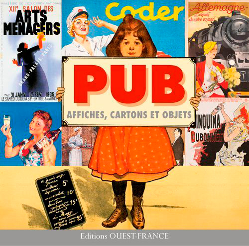 PUB - AFFICHES, CARTONS ET OBJETS