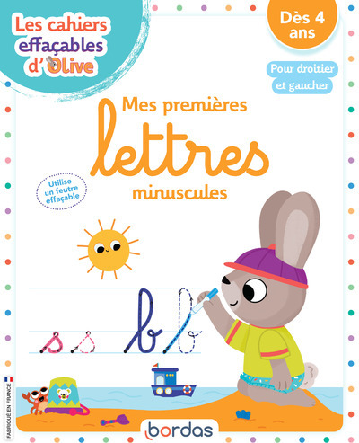 CAHIERS EFFACABLES D´OLIVE - MES PREMIERES LETTRES MINUSCULES
