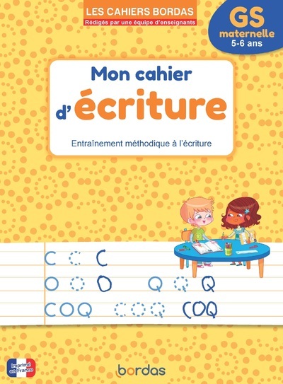 CAHIERS BORDAS - MON CAHIER D´ECRITURE - GS