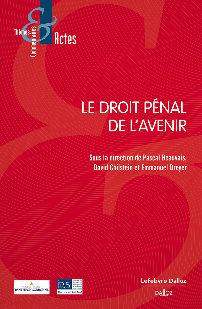 DROIT PENAL DE L´AVENIR