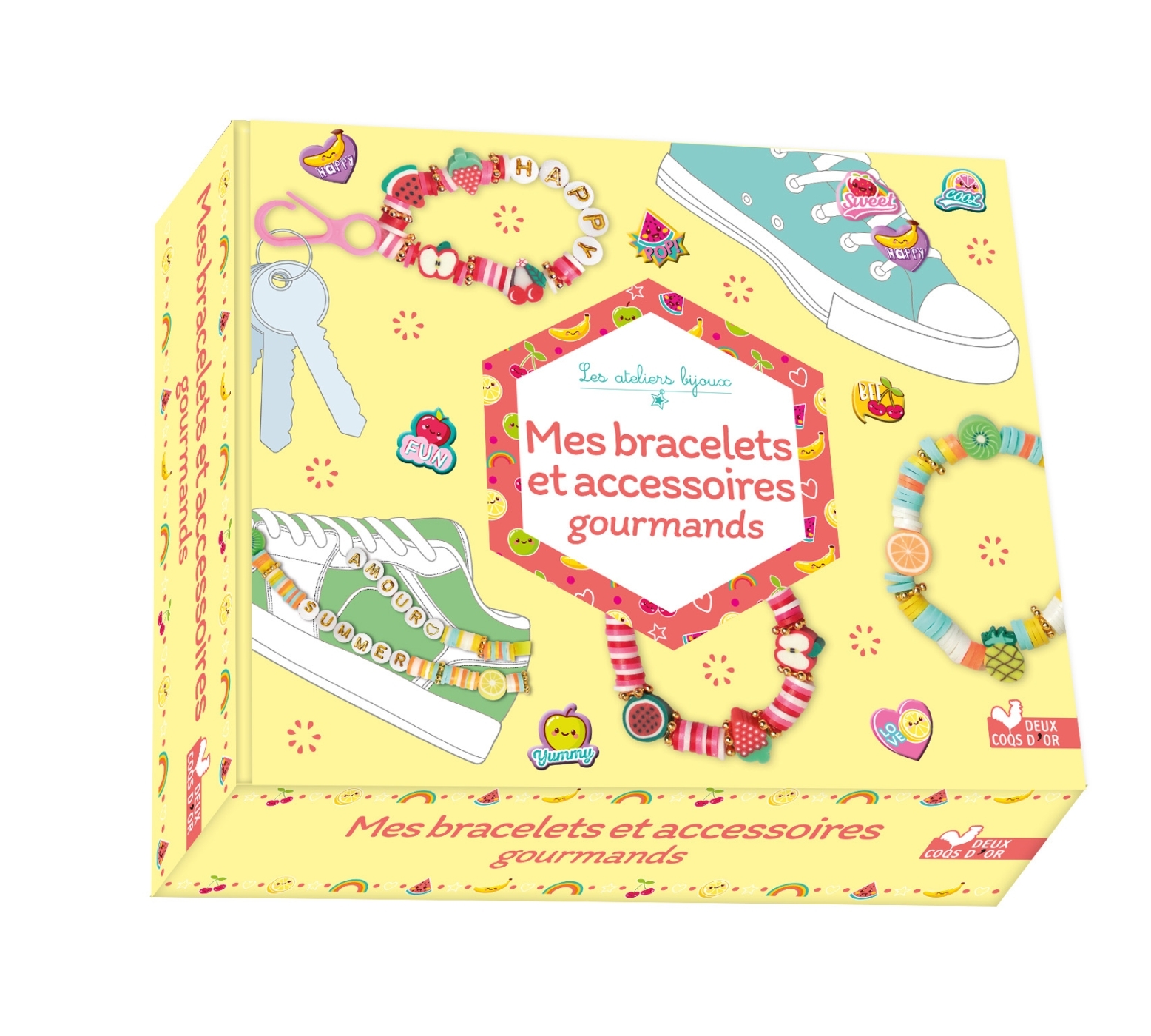 MES BRACELETS ET ACCESSOIRES GOURMANDS - COFFRET AVEC ACCESSOIRES