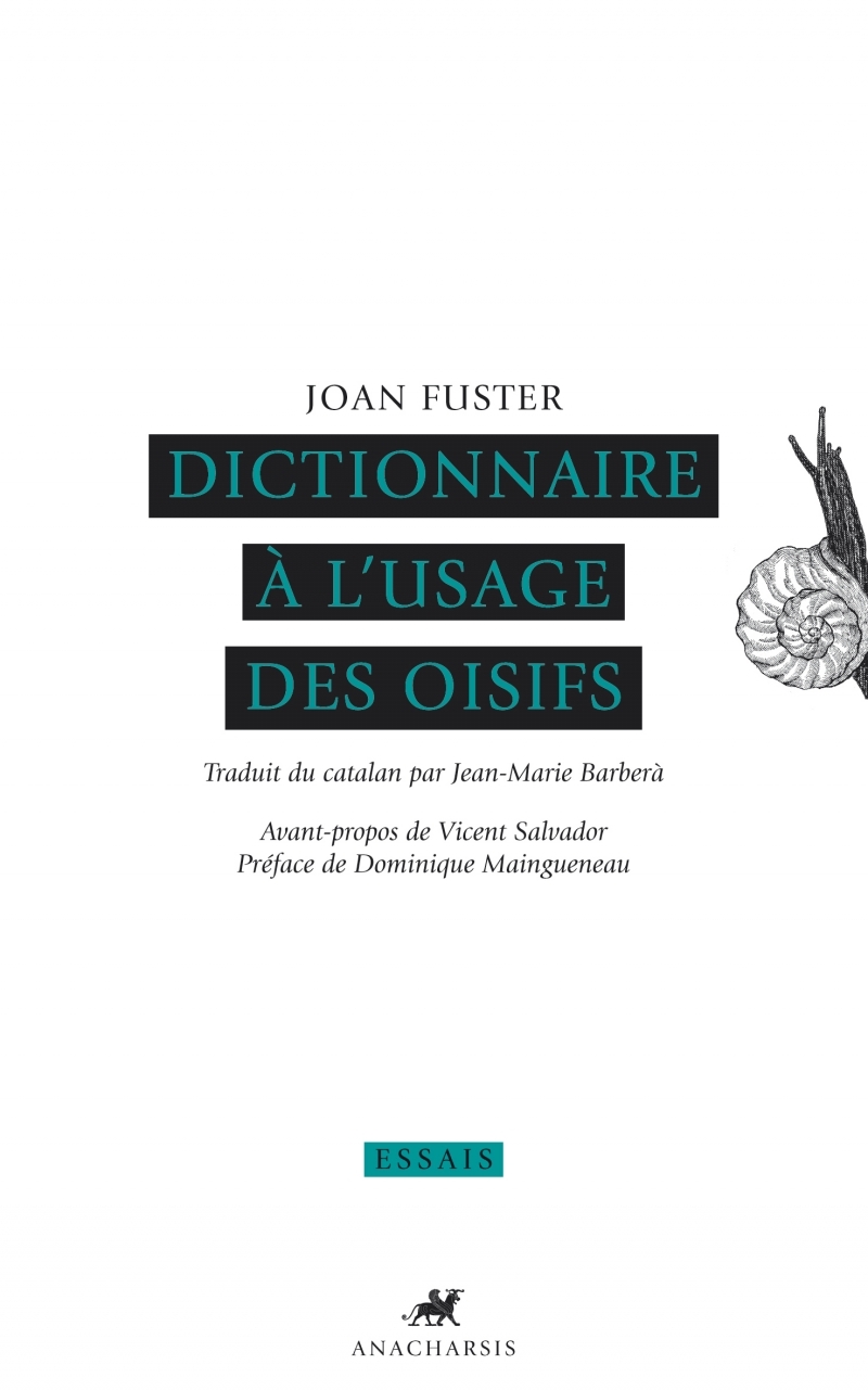 DICTIONNAIRE A L´USAGE DES OISIFS