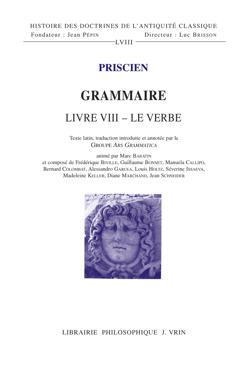 GRAMMAIRE LIVRE VIII - LE VERBE
