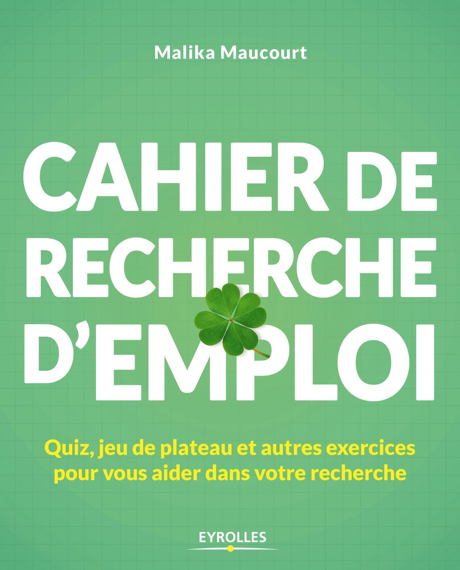 CAHIER DE RECHERCHE D EMPLOI