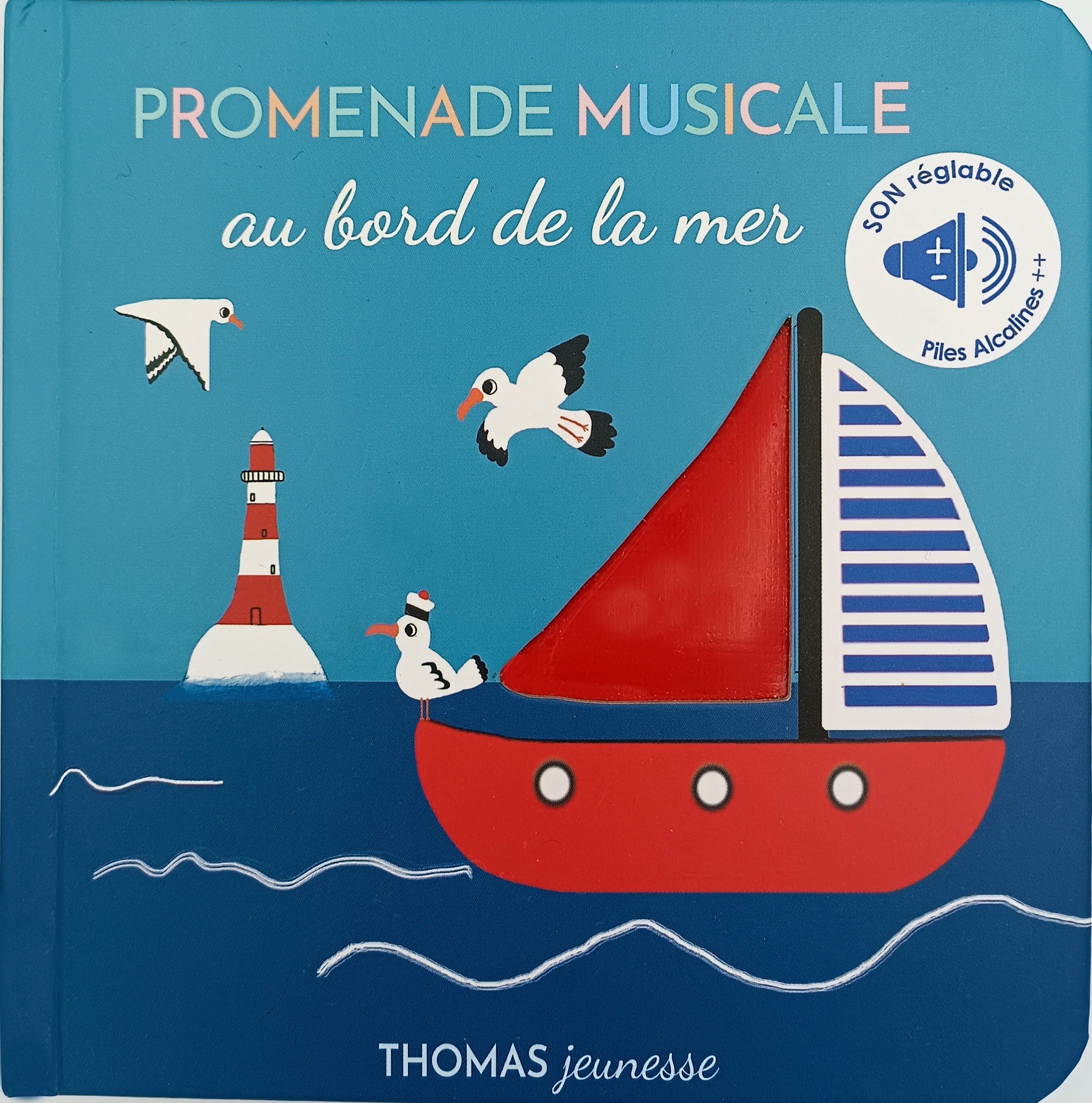 PROMENADE MUSICALE AU BORD DE LA MER - BRUITS ET SON DE LA MER, LIVRE SONORE A TOUCHER