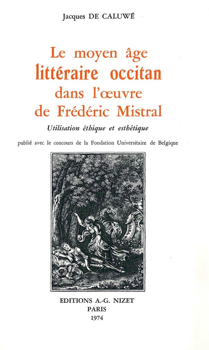 MOYEN AGE LITTERAIRE OCCITAN-