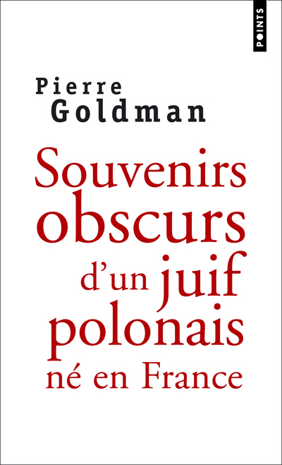 SOUVENIRS OBSCURS D'UN JUIF POLONAIS