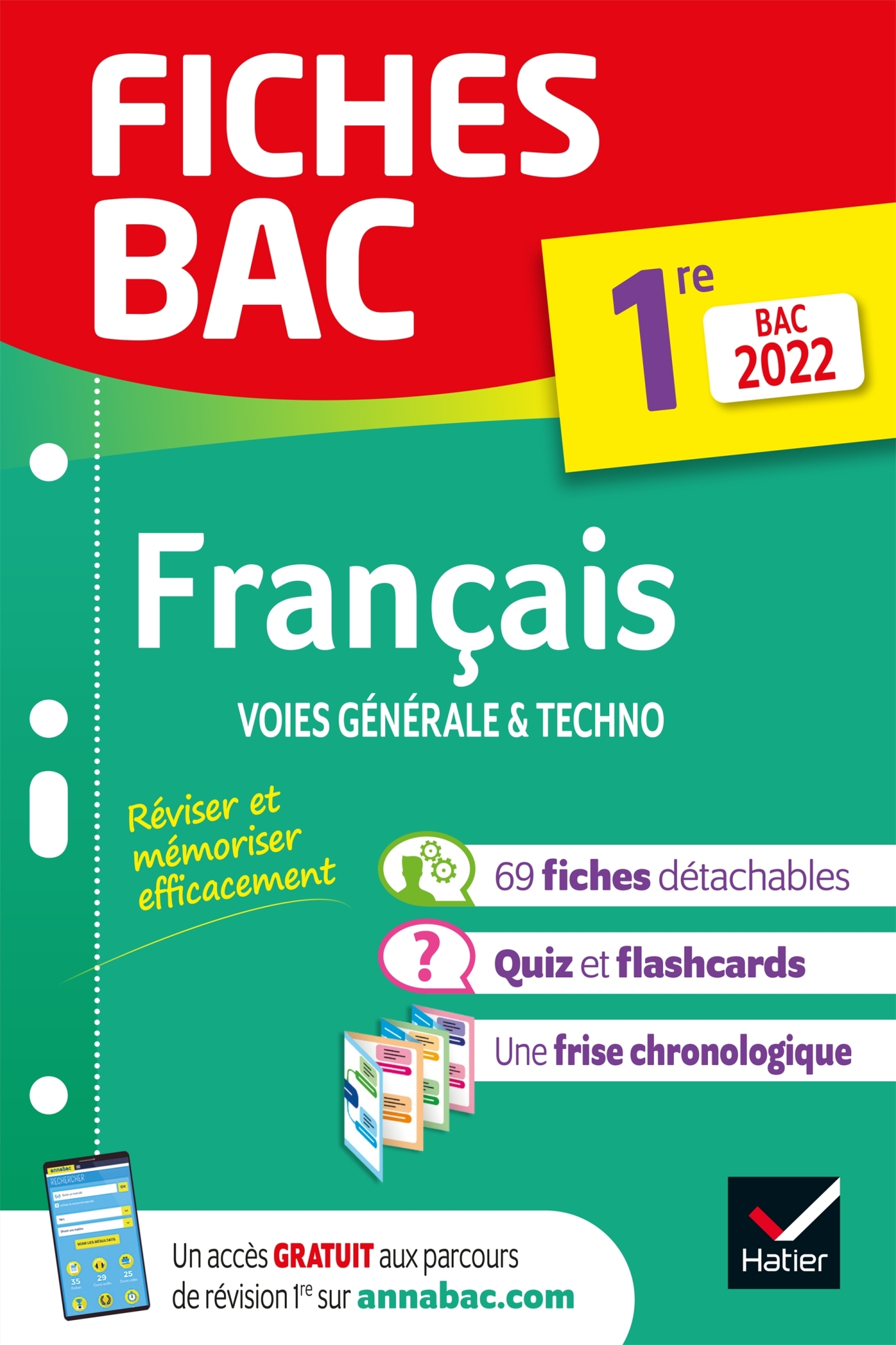 FICHES BAC FRANCAIS 1RE GENERALE & TECHNO BAC 2022 - NOUVEAU PROGRAMME DE PREMIERE