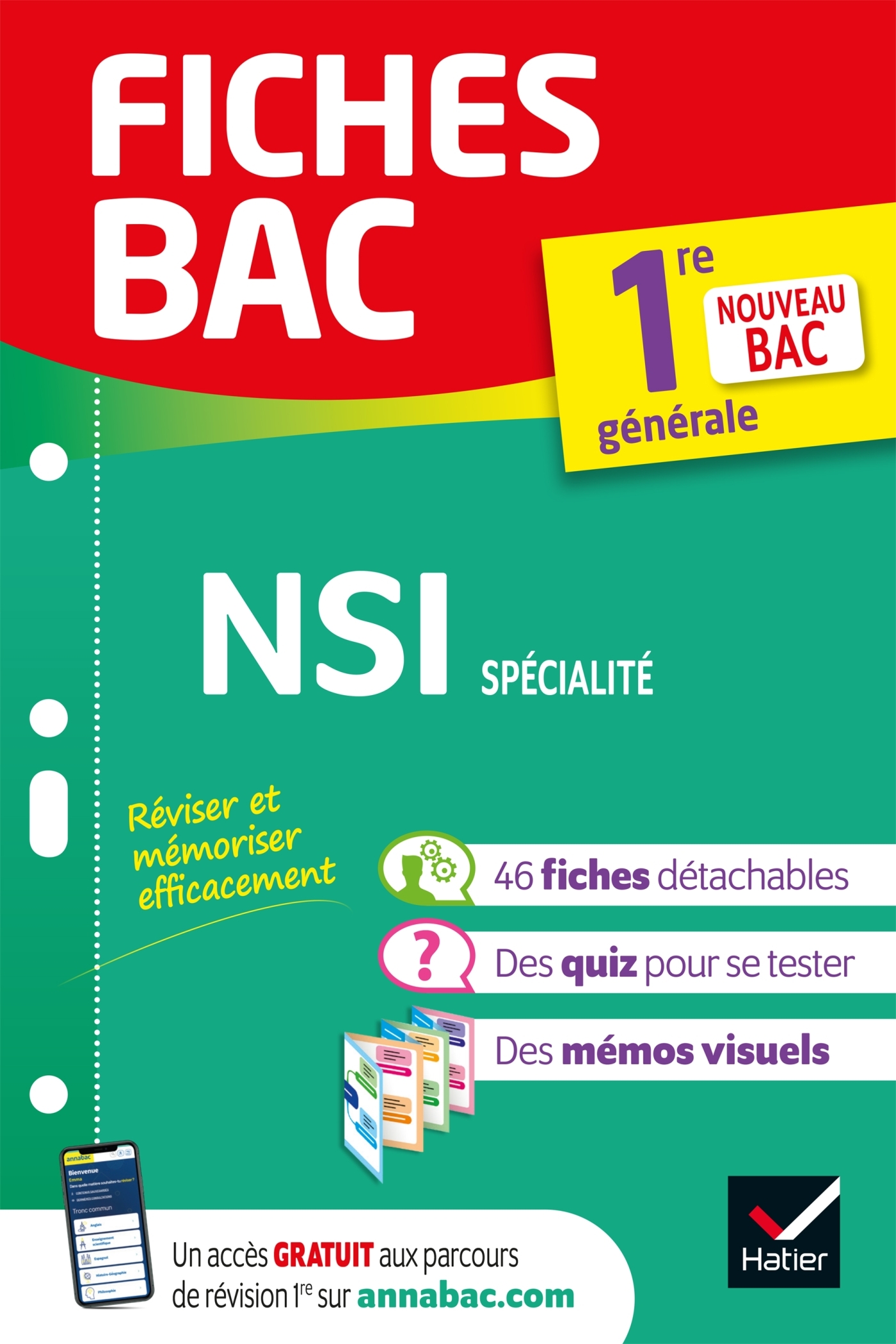 FICHES BAC NSI 1RE GENERALE (SPECIALITE) - BAC 2022 - NOUVEAU PROGRAMME DE PREMIERE