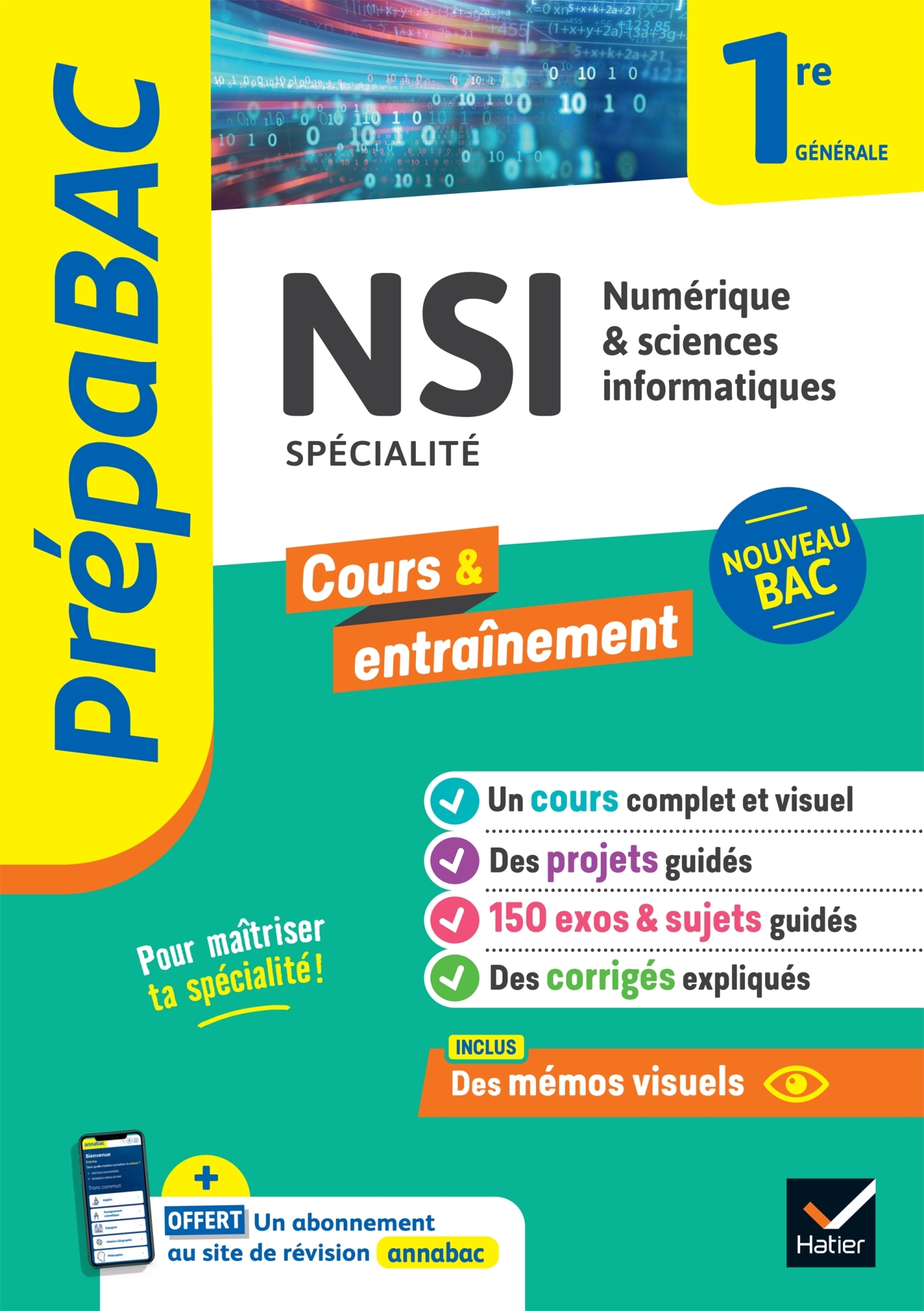 PREPABAC NSI 1RE GENERALE (SPECIALITE) - NOUVEAU PROGRAMME DE PREMIERE
