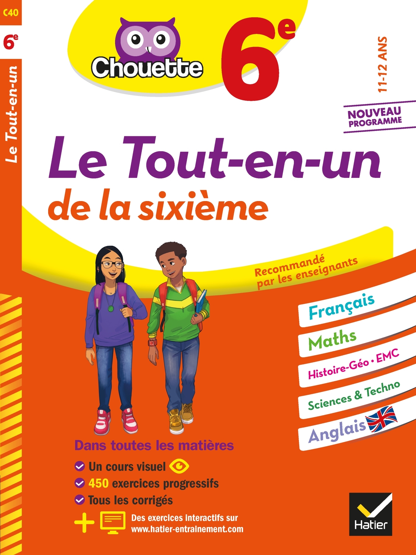 CHOUETTE LE TOUT-EN-UN 6E - CAHIER DE REVISION ET D´ENTRAINEMENT DANS TOUTES LES MATIERES