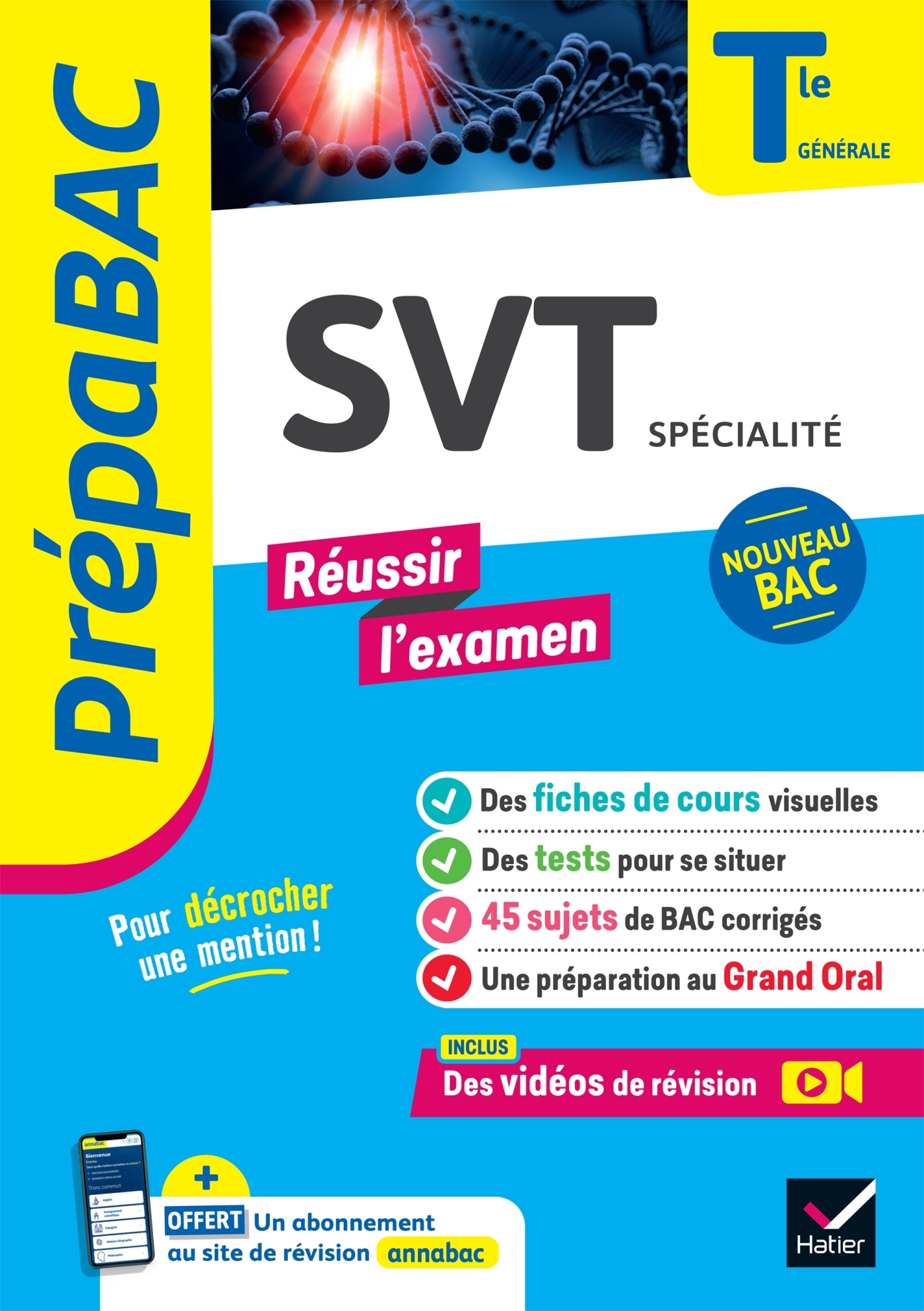 SVT TLE GENERALE (SPECIALITE) - PREPABAC REUSSIR L´EXAMEN - BAC 2024 - NOUVEAU PROGRAMME DE TERMINAL