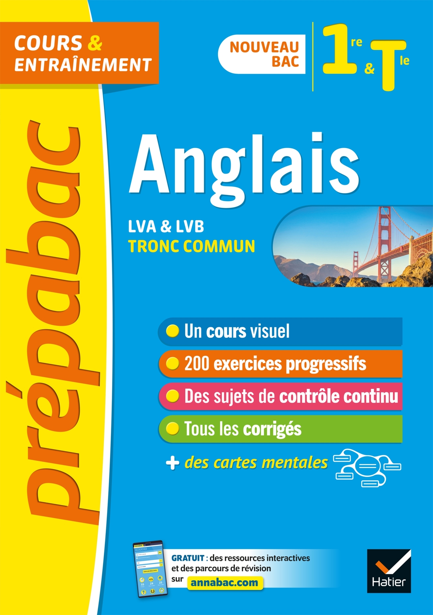 ANGLAIS 1RE/TLE (TRONC COMMUN) - PREPABAC COURS & ENTRAINEMENT - NOUVEAU BAC 2020-2021