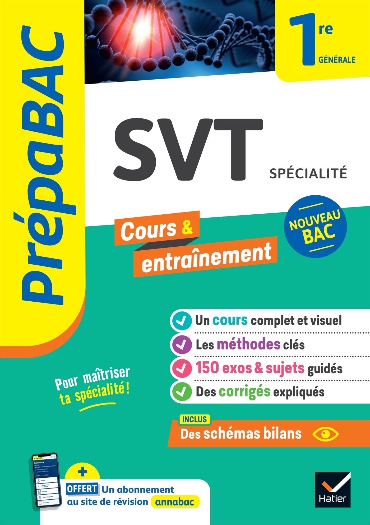 PREPABAC SVT 1RE GENERALE (SPECIALITE) - NOUVEAU PROGRAMME DE PREMIERE