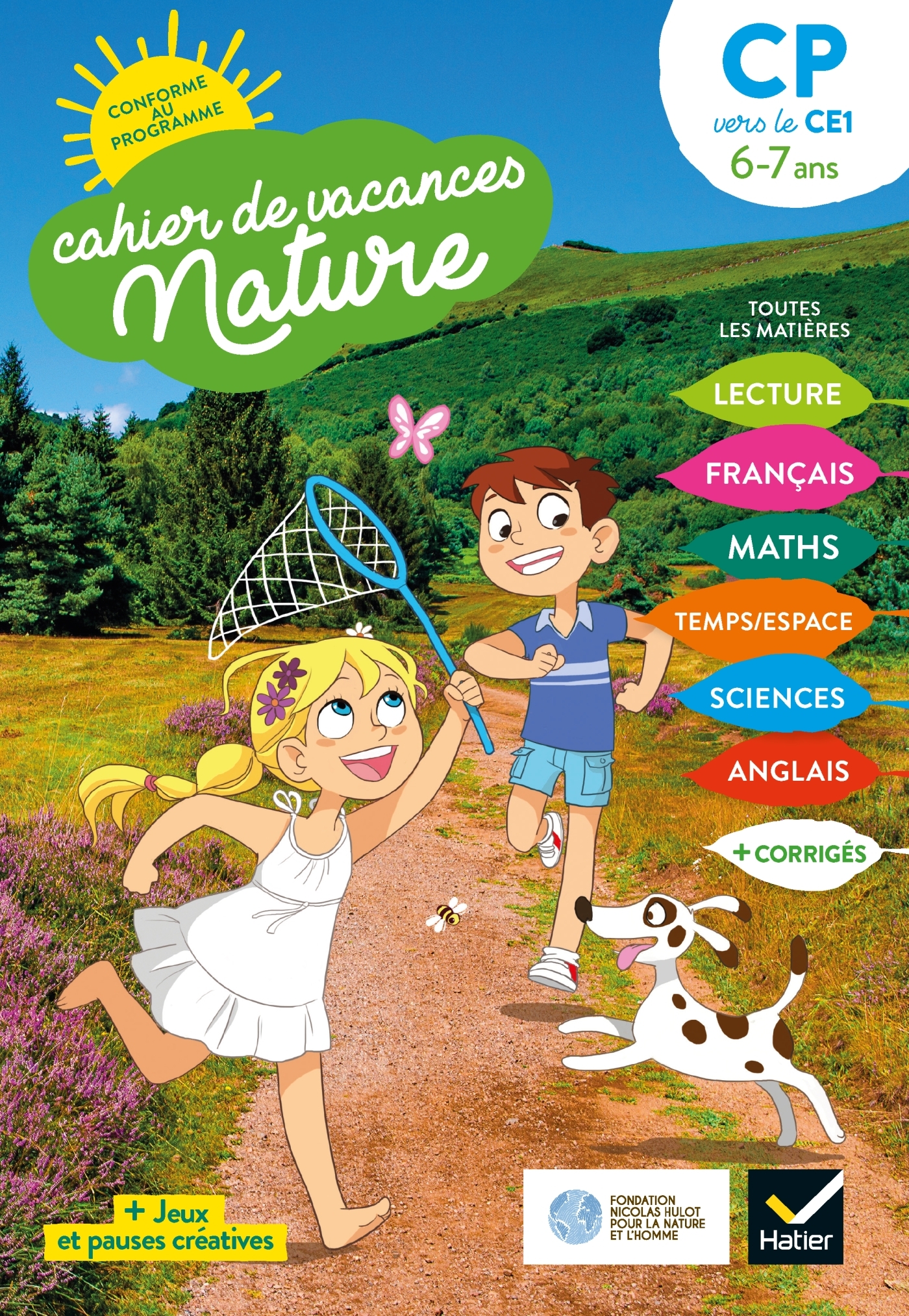 CAHIER DE VACANCES NATURE 2020 DU CP AU CE1 6/7 ANS