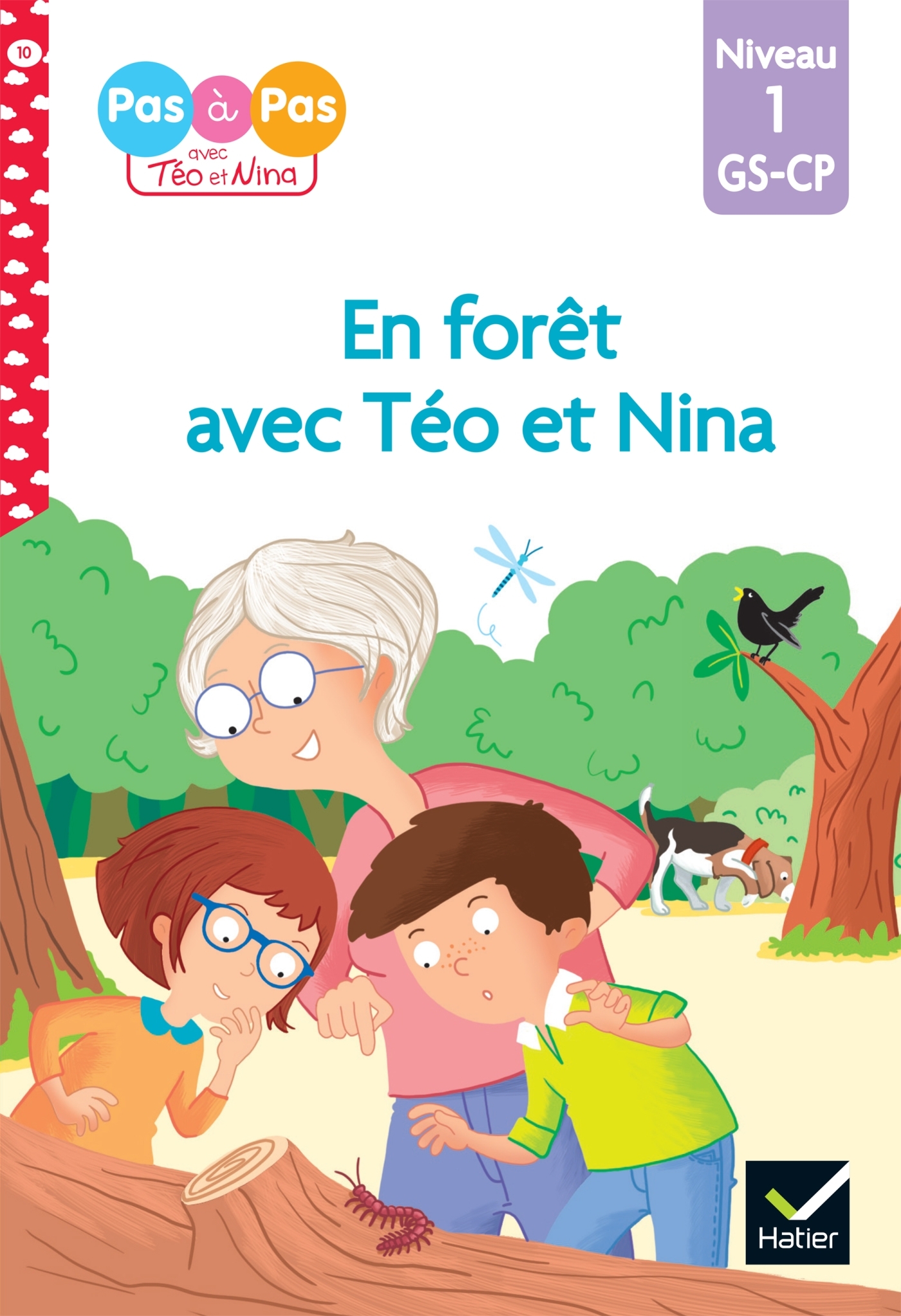 JE LIS PAS A PAS - T10 - TEO ET NINA GS-CP NIVEAU 1 - EN FORET AVEC TEO ET NINA