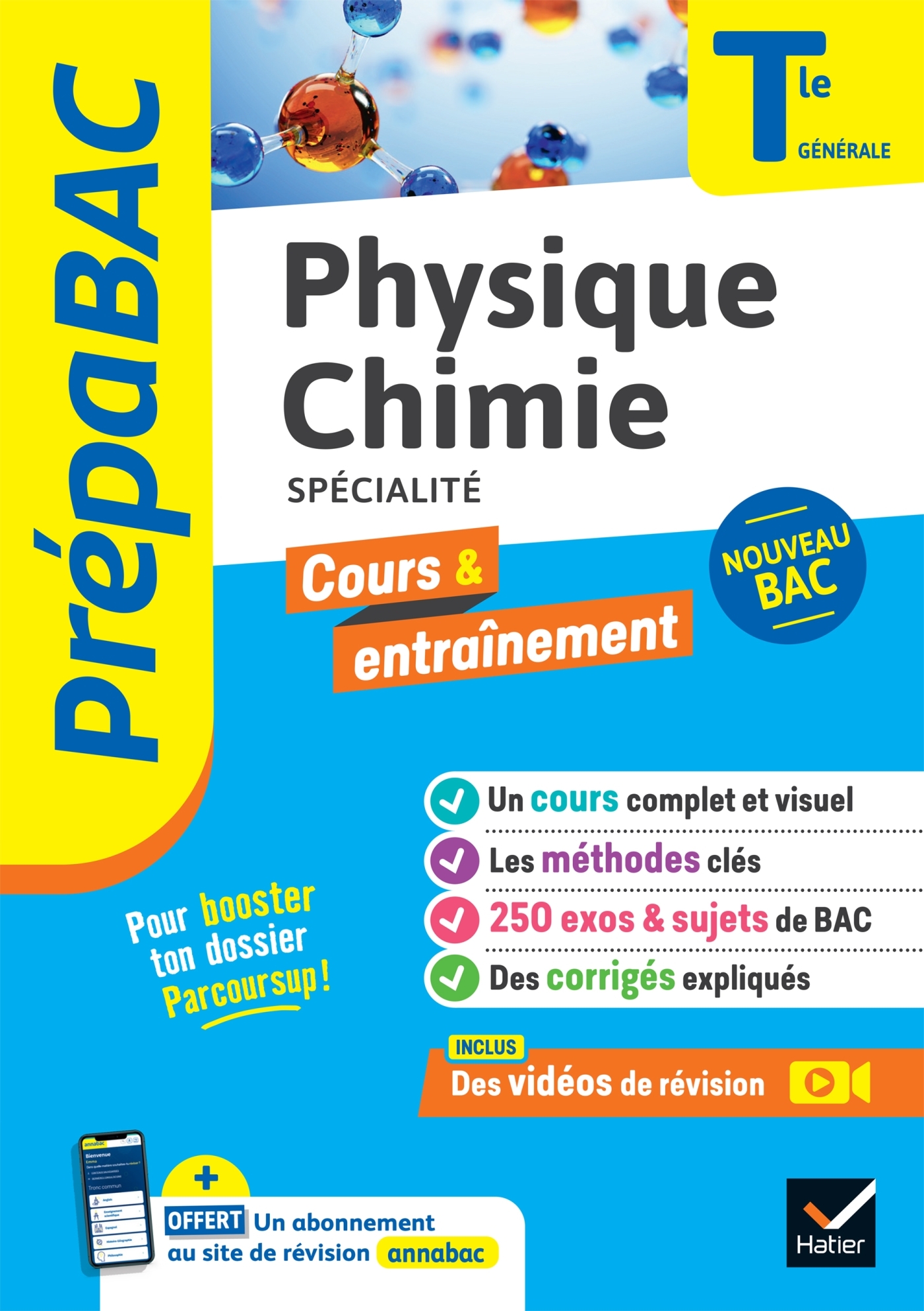 PREPABAC PHYSIQUE-CHIMIE TLE GENERALE (SPECIALITE) - BAC 2024 - NOUVEAU PROGRAMME DE TERMINALE