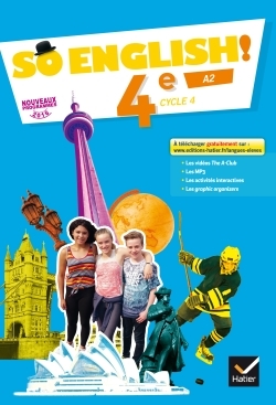 SO ENGLISH! - ANGLAIS 4E ED. 2017 - LIVRE ELEVE